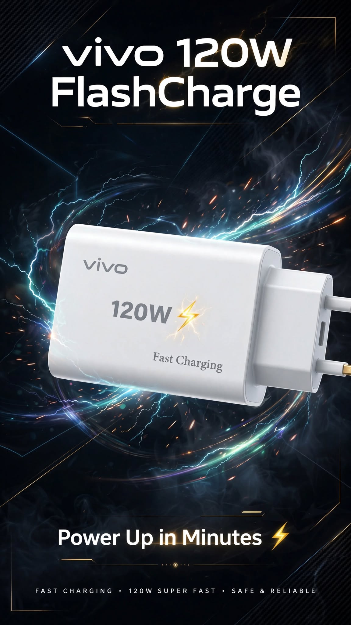 Vivo 120W FlashCharge Adapter